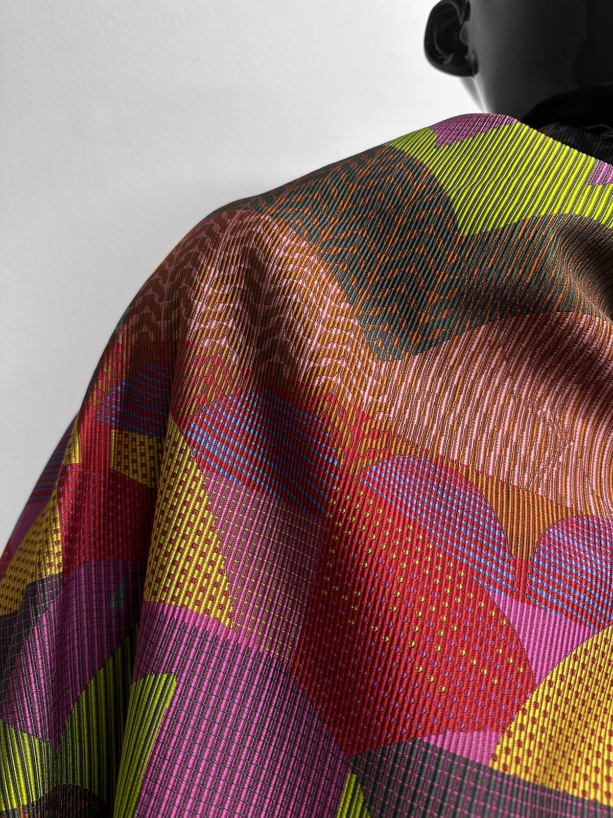Designer Faille Sateen Woven Design - Bright