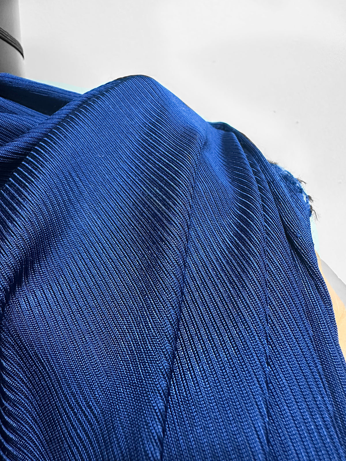 Italian Very Slinky Ribbed Grecian Drape Cotton - Royal