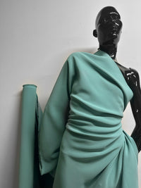 Italian Double Viscose Crepe Vintage Sage