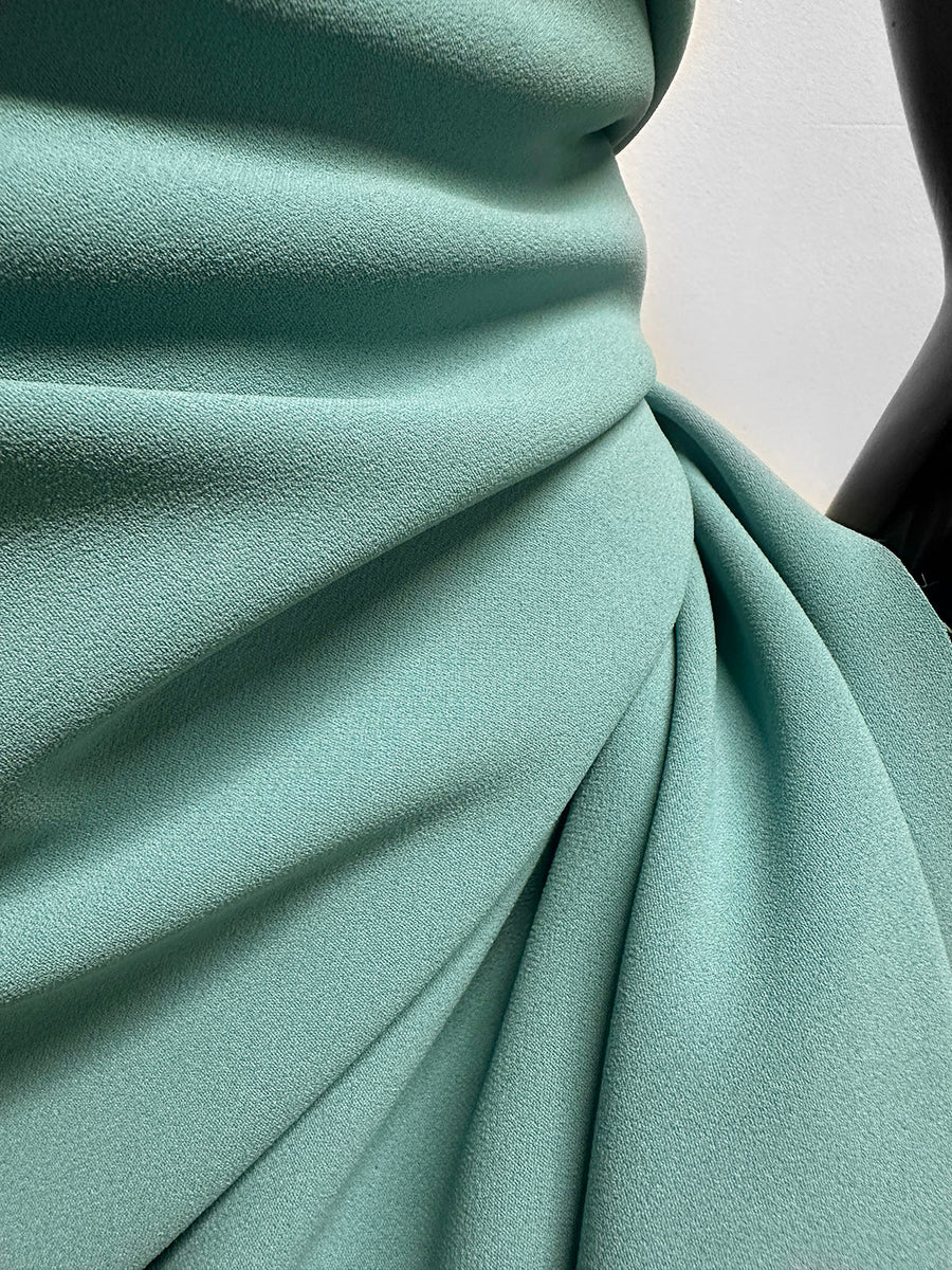 Italian Double Viscose Crepe Vintage Sage
