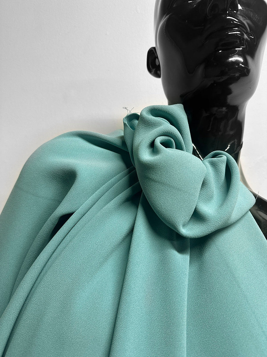Italian Double Viscose Crepe Vintage Sage