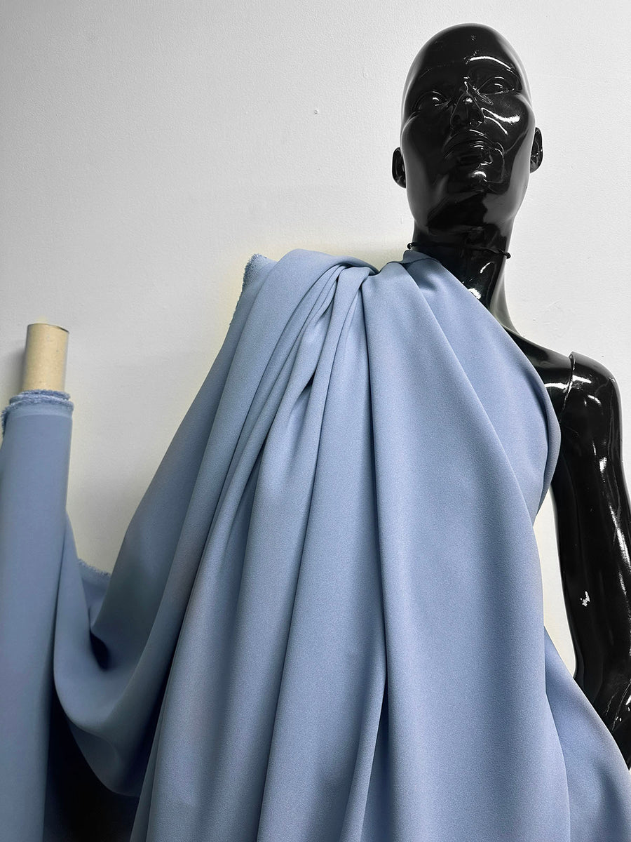 Italian Double Crepe Viscose Suiting Limited Stock - Periwinkle