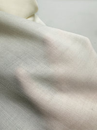 Italian Light Airy Ivory Twill Wool