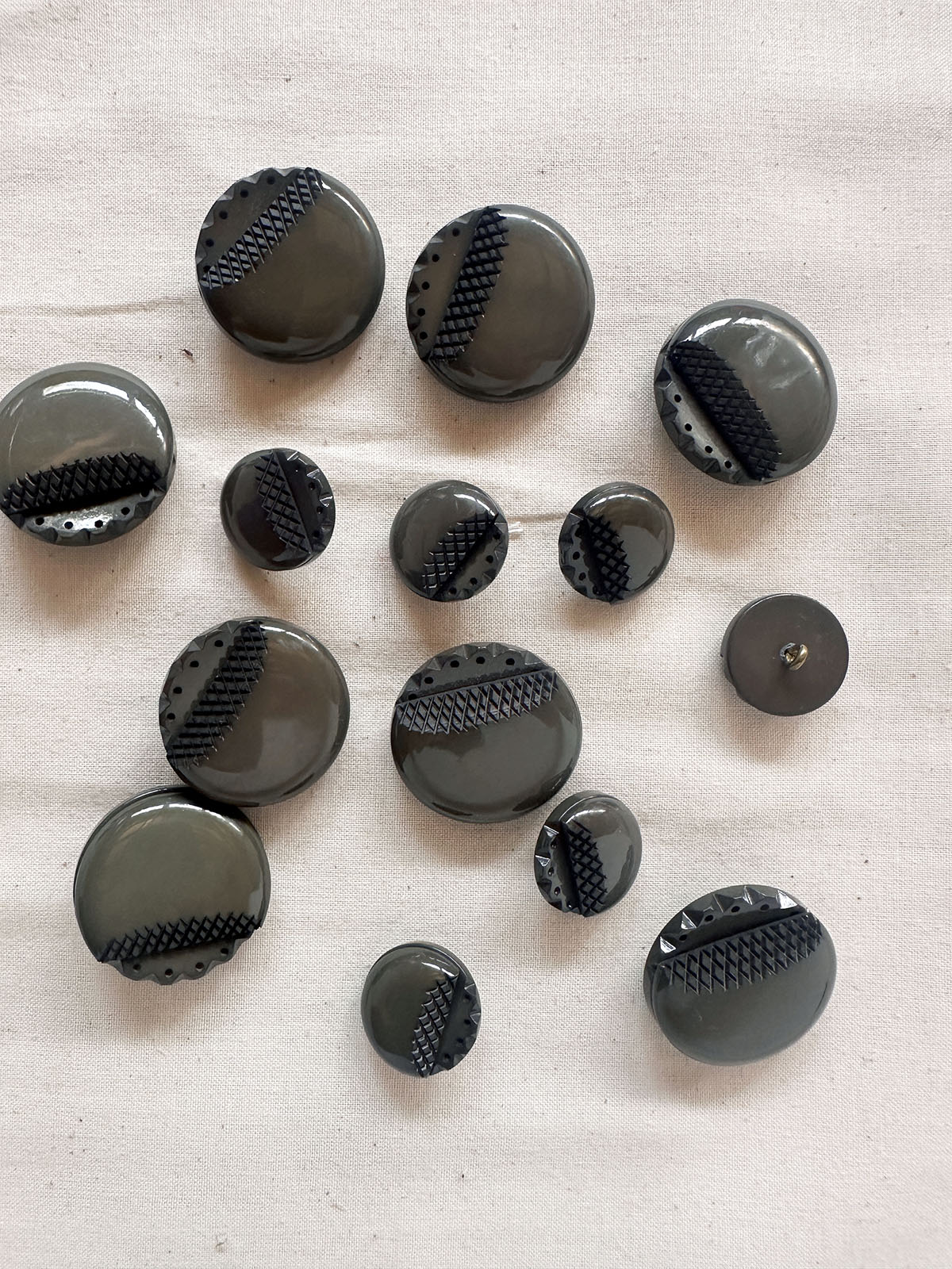 Italian Vintage Industrial Design Avant Garde Buttons