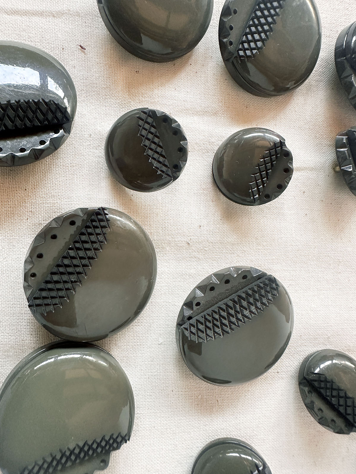 Italian Vintage Industrial Design Avant Garde Buttons