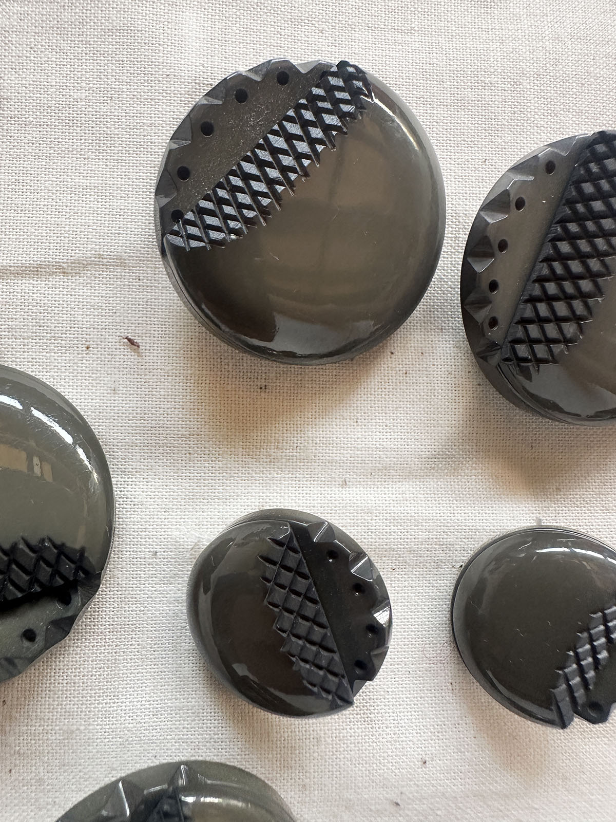 Italian Vintage Industrial Design Avant Garde Buttons