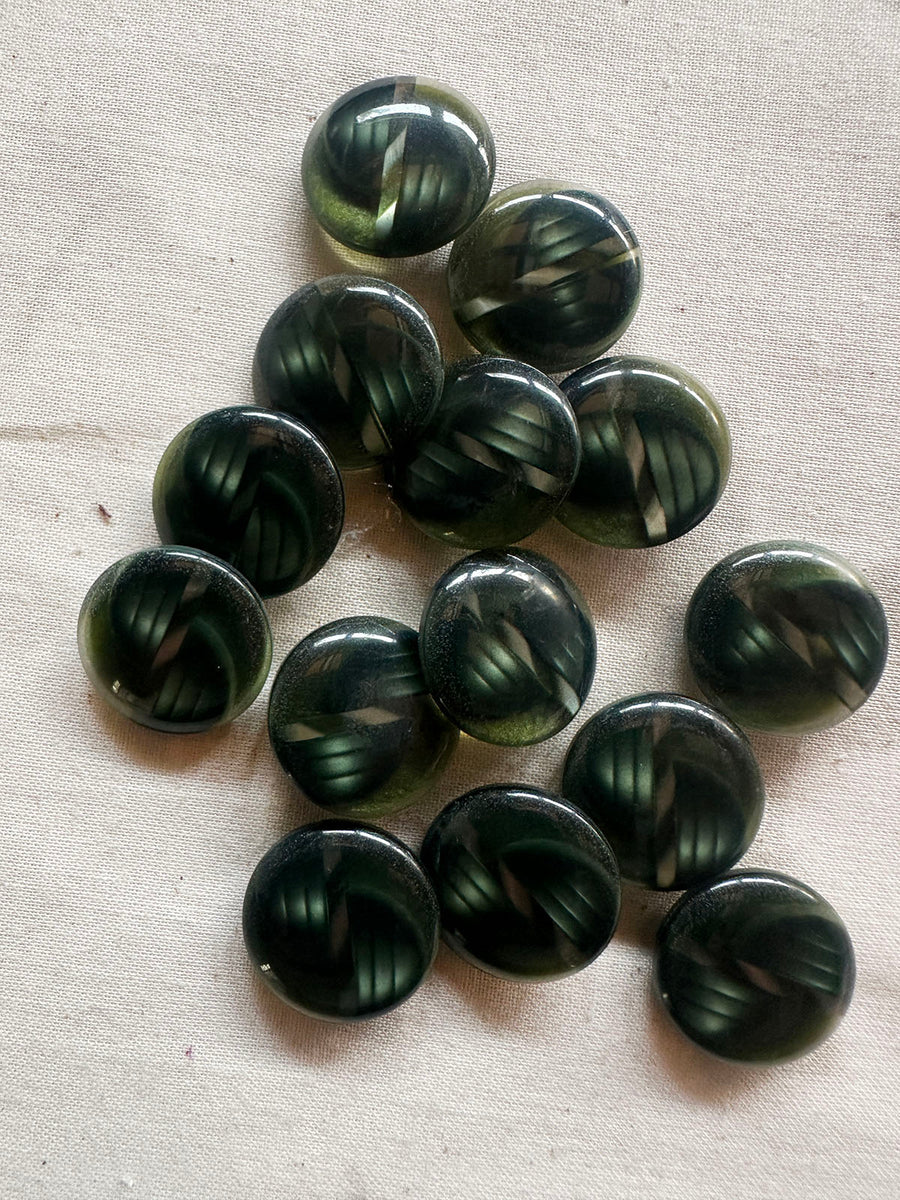 Vintage Italian Deco Revival 60's Buttons