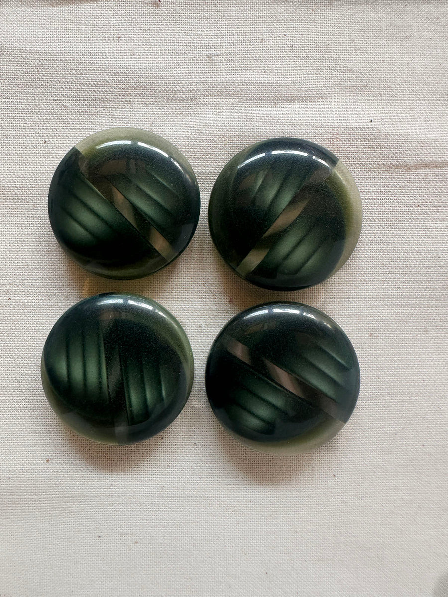Vintage Italian Deco Revival 60's Buttons