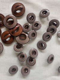 Vintage Italian Saturn Ring Buttons