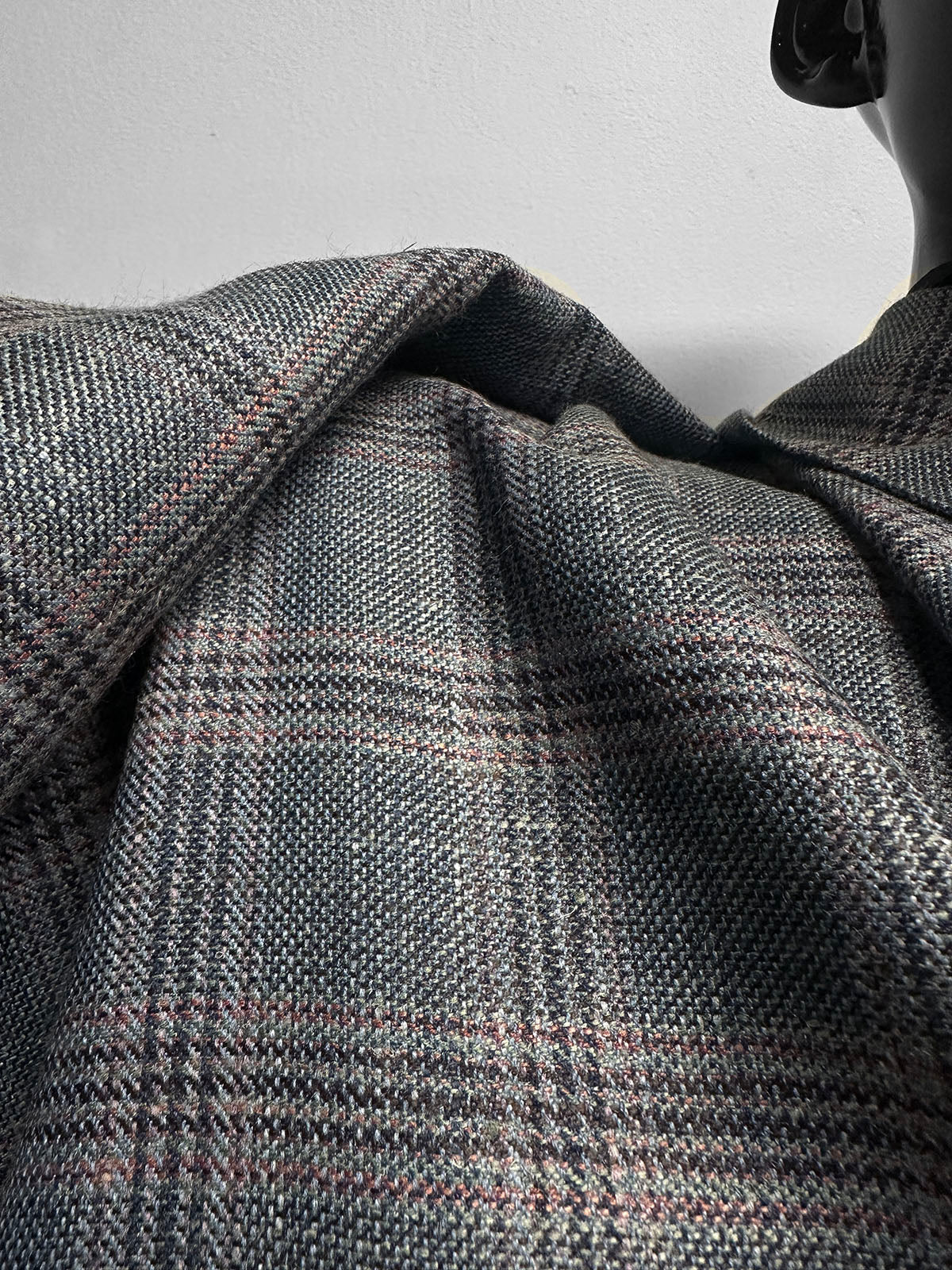 Classic Italian Silk Linen Virgin Wool Suiting - Denim Blue