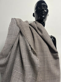 BC Lanificio Egidio Ferla Glenplaid Wool Spring - Brown S3