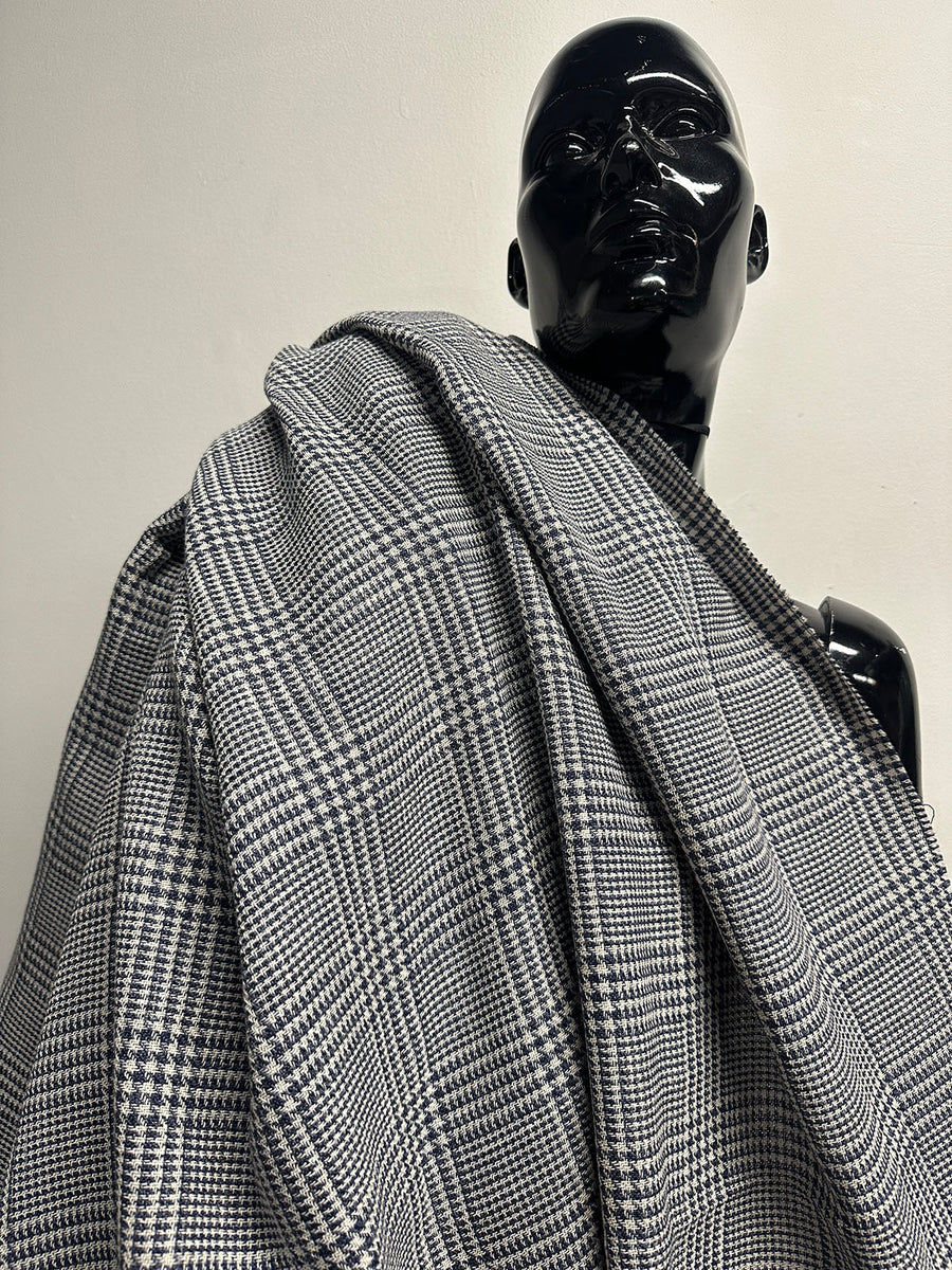 BC Lanificio Egidio Ferla Blue Houndstooth S4