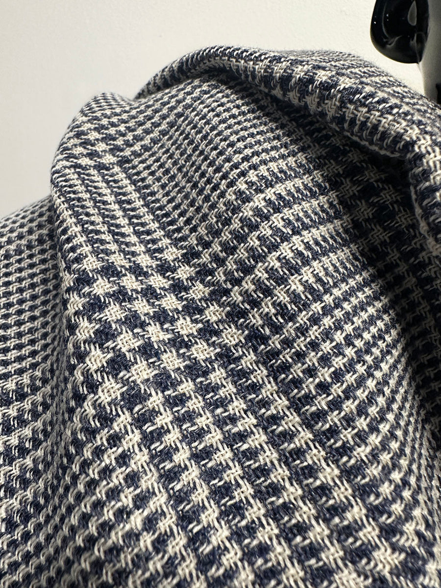 BC Lanificio Egidio Ferla Blue Houndstooth S4