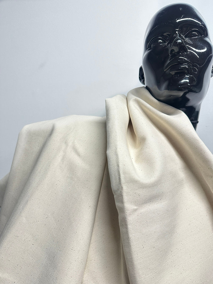 BC Italian Herringbone Undyed Unbleached Cotton S6