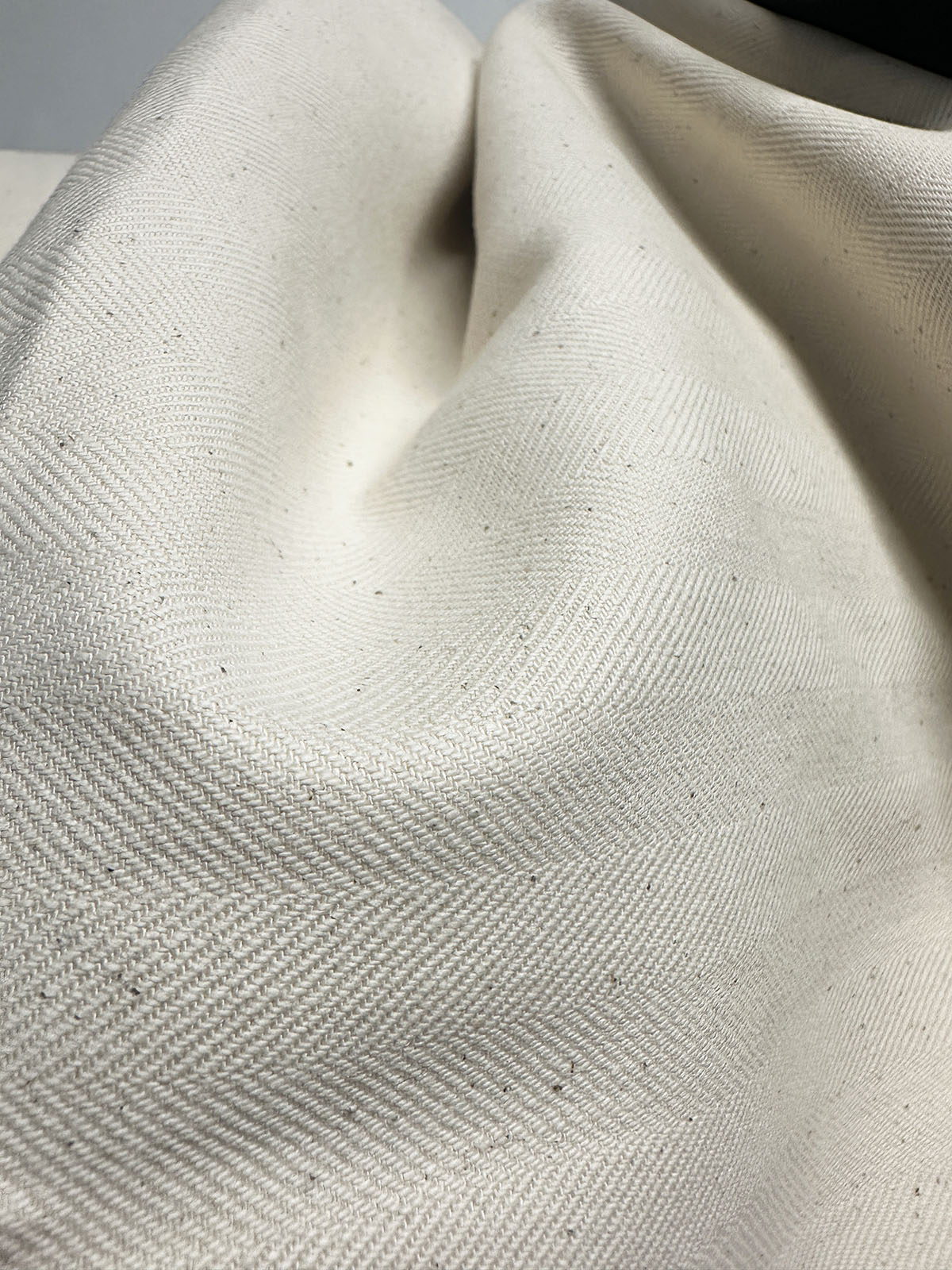 BC Italian Herringbone Undyed Unbleached Cotton S6