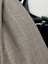 BC Wool Linen Glenplaid Suiting Summer - S16