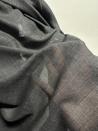 BC 3 1/2 Yards Melange Charcoal Wool Gauze S20