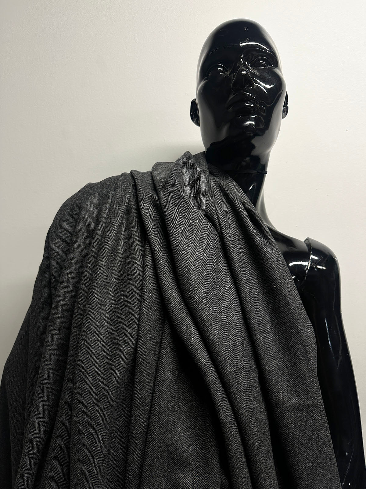 BC Luxury Flannel Herringbone Suiting with Cashmere S21