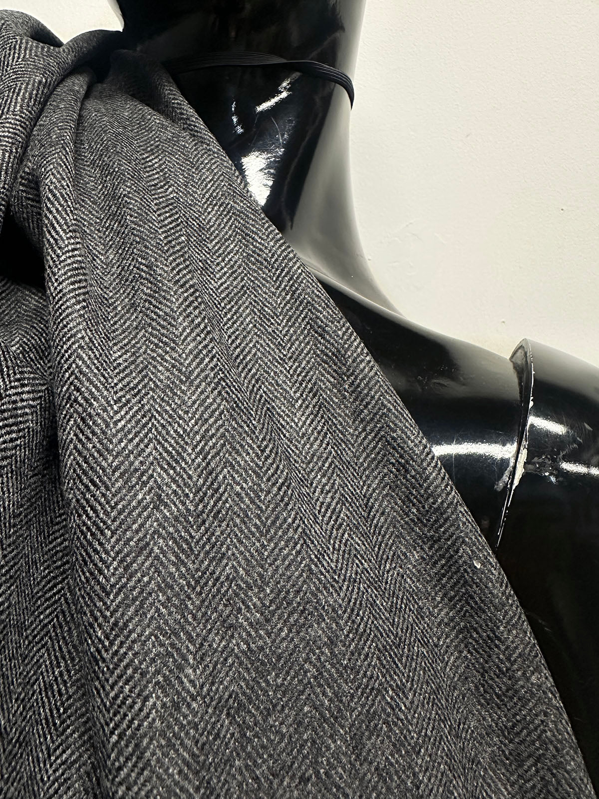 BC Luxury Flannel Herringbone Suiting with Cashmere S21