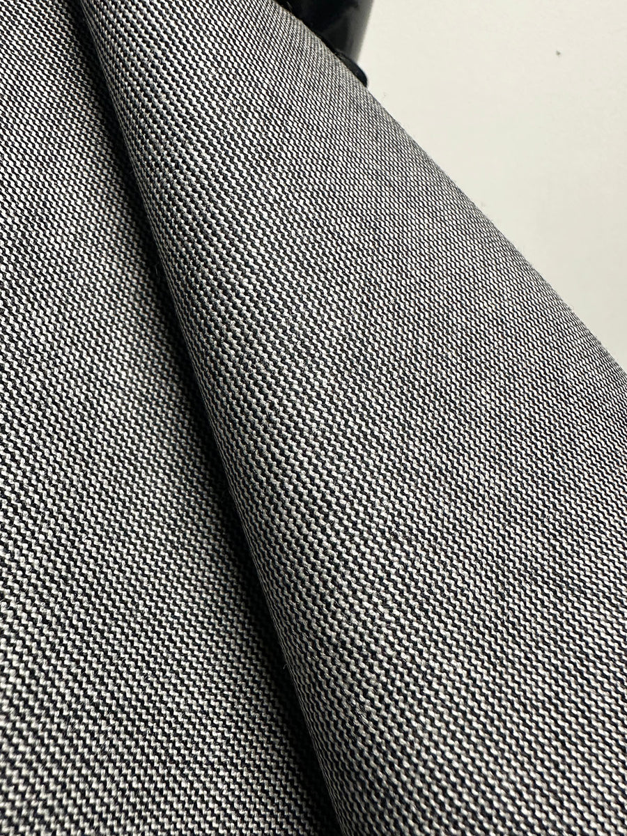 5 Yards BC Luxury Salt and Pepper Suiting S26