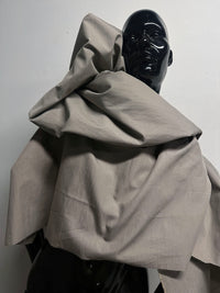 Extra Nice in Person Crinkled Light Chino Twill Polished - Grey