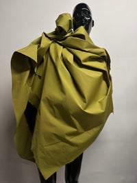 Designer Chartreuse Stretch Cotton