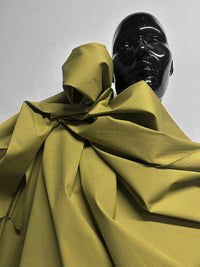 Designer Chartreuse Stretch Cotton