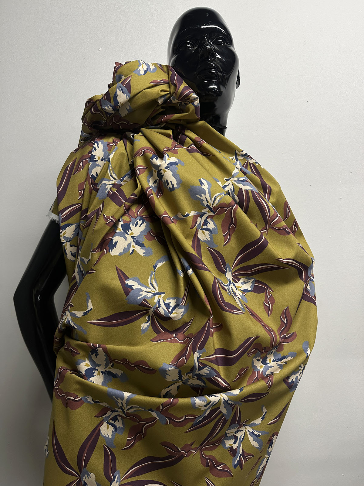 Italian Orchid Light Stretch Cotton - Charteuse
