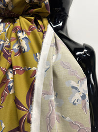 Italian Orchid Light Stretch Cotton - Charteuse