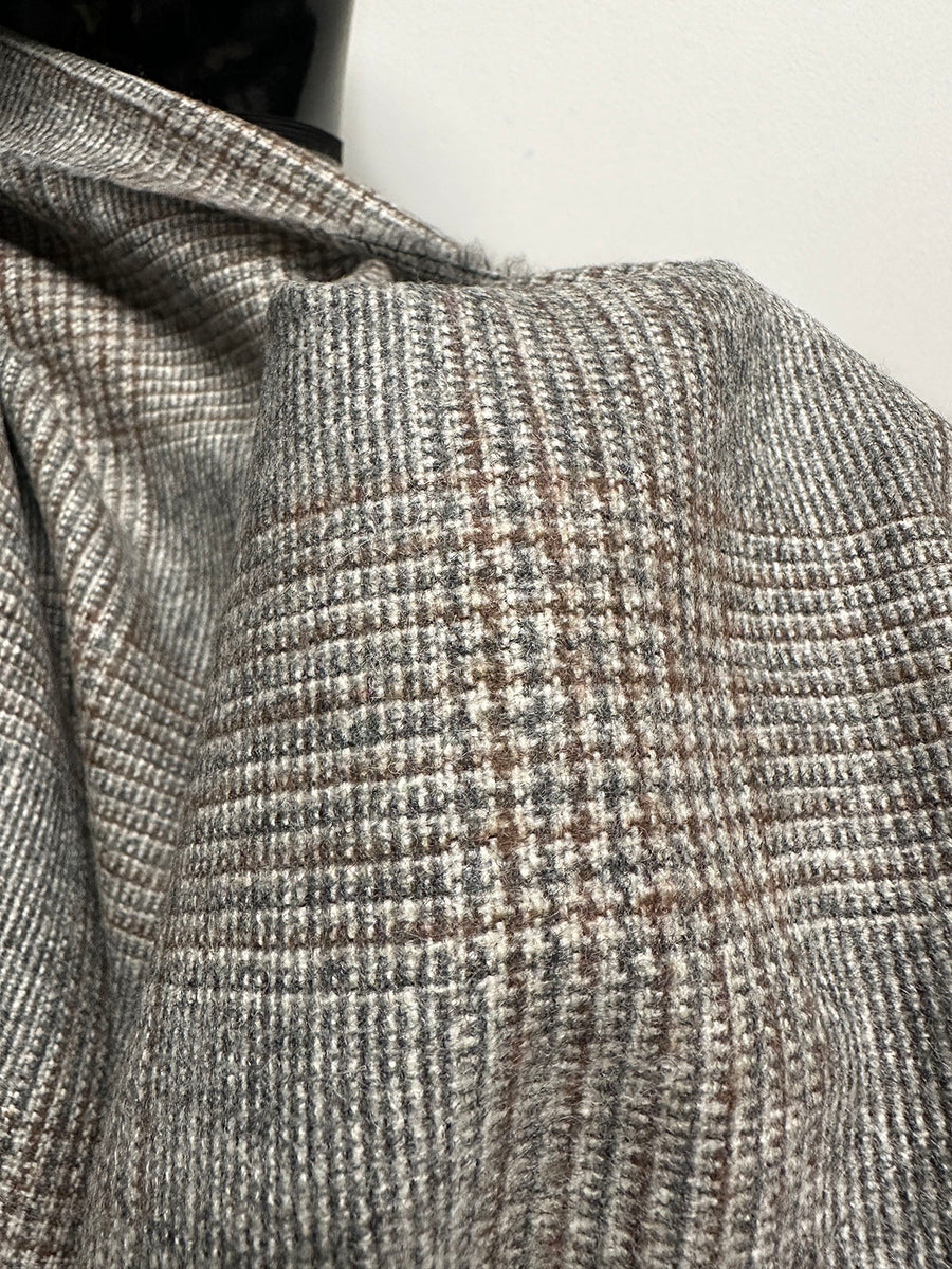 BC Luxury Glenplaid Woolen Grey Brown S39