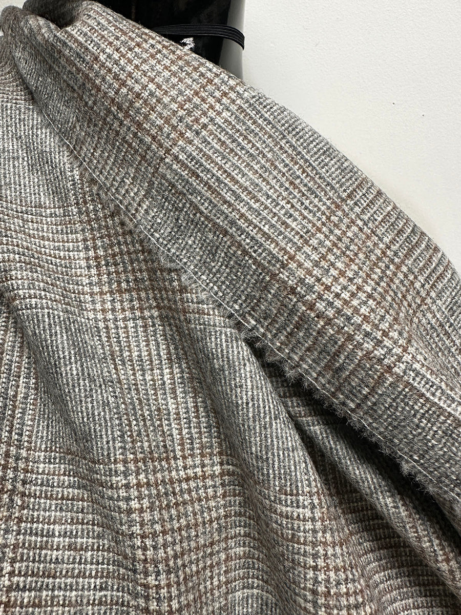 BC Luxury Glenplaid Woolen Grey Brown S39
