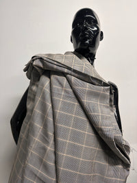 BC Slinky Glenplaid Viscose SUmmer Suiting Gives Bias - S19