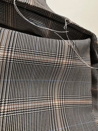 BC Slinky Glenplaid Viscose SUmmer Suiting Gives Bias - S19