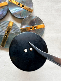 Vintage Italian Blade Runner Shell Buttons
