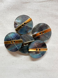 Vintage Italian Blade Runner Shell Buttons