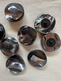 VIntage Italian Molded Into The Abyss Shell Buttons
