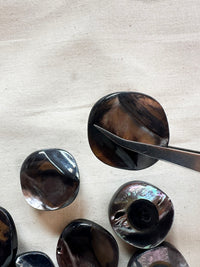 VIntage Italian Molded Into The Abyss Shell Buttons