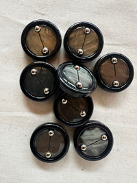 Vintage Italian Ball Bearing Shell Buttons