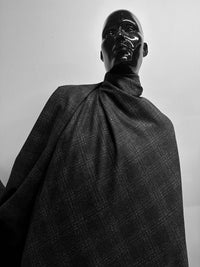 BC Soft Woolen Charcoal Check