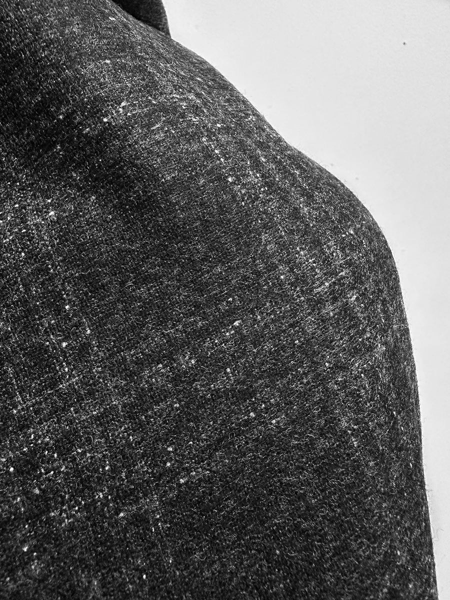 BC Soft Woolen Charcoal Check