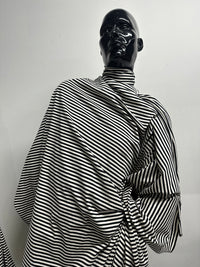 BC Ivory Black Striped Cotton Tee Jersey