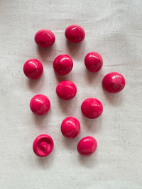 Vintage Italian Pinwheel Pink Buttons
