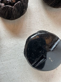 Vintage Italian Hand Finished Molten Flower Buttons
