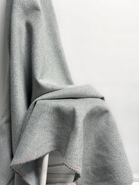 Almost 4 Yards Home Soft Aqua Chenille Upholstery Weight - L'Etoffe Fabrics LLC