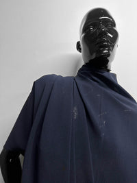 Another Navy Italian Soft Draping Caftan Wool Gauze - L'Etoffe Fabrics LLC