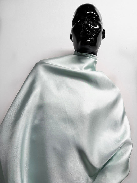 Aqua Silk Twill - L'Etoffe Fabrics LLC