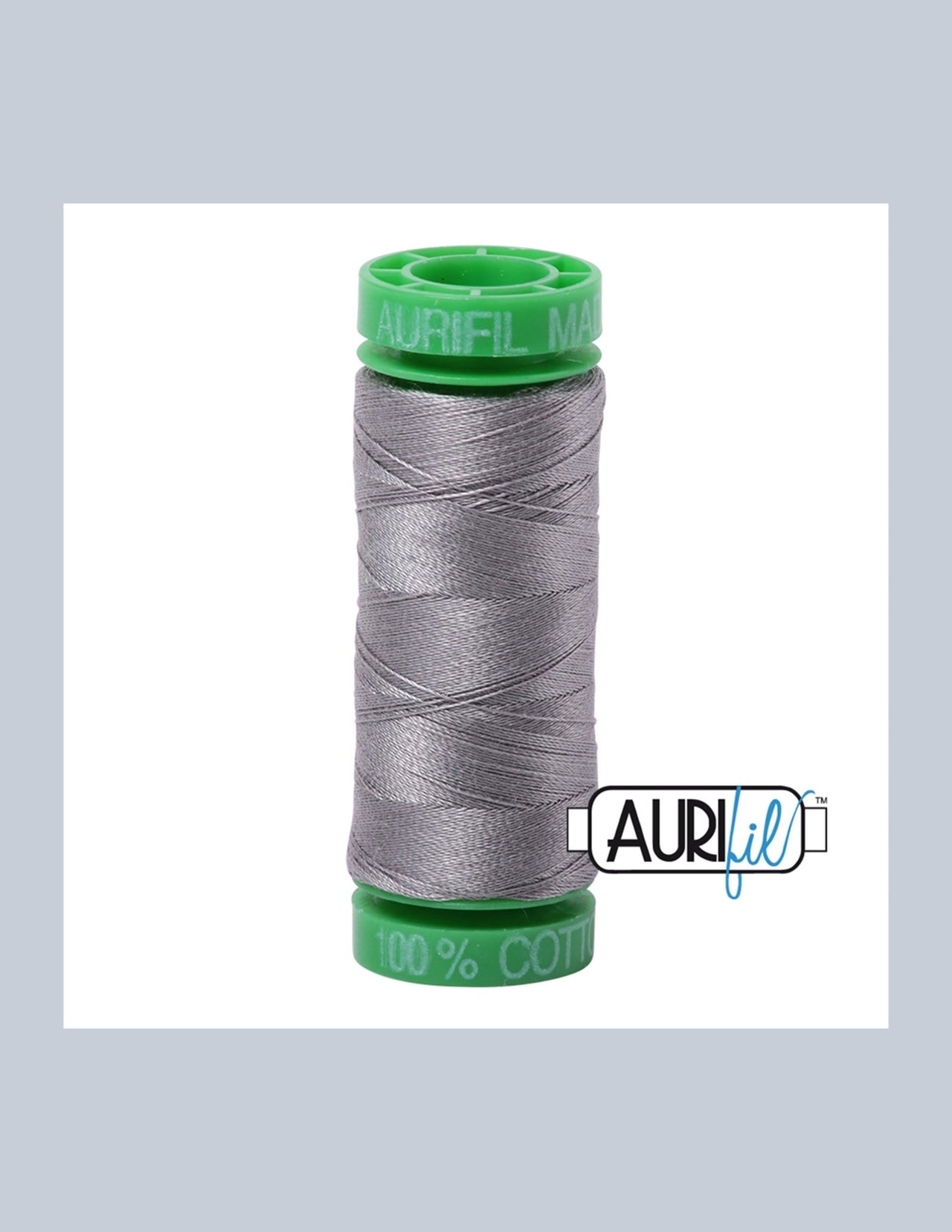 Aurifil 40 wt Arctic Ice Thread 220 Yards - L'Etoffe Fabrics LLC