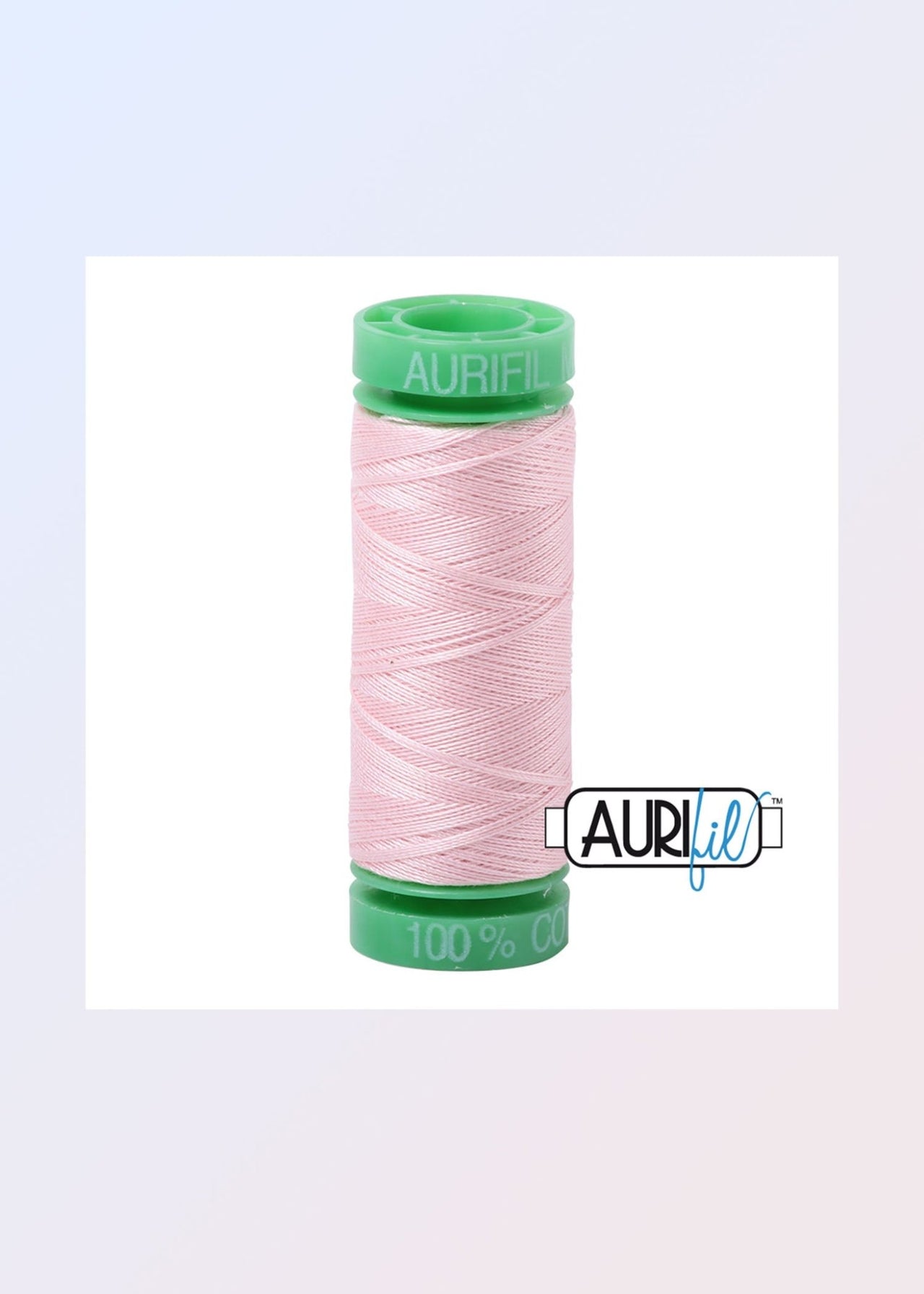 Aurifil 40 wt Pale Pink Thread 220 Yards - L'Etoffe Fabrics LLC