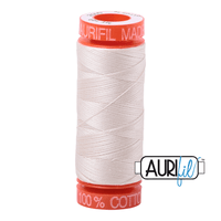 Aurifil 50 wt LIght Sand Cotton Thread 220 Yards - L'Etoffe Fabrics LLC
