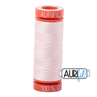 Aurifil 50 wt Oyster Cotton Thread 220 Yards - L'Etoffe Fabrics LLC